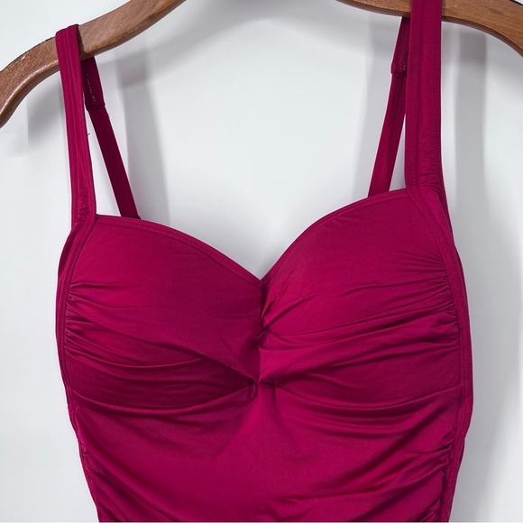 Bond-Eye Ruched One Piece Swimsuit - Picture 3 of 8